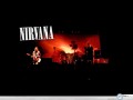 Music wallpapers: Nirvana on the stage wallpaper