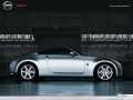 Nissan 350 Z by building material wallpaper
