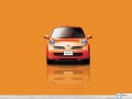 Nissan Micra orange wallpaper