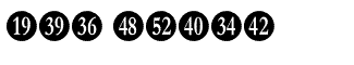 Symbol fonts: Numberpile
