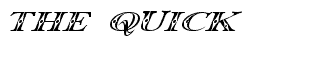 Script fonts: Occoluchi Italic