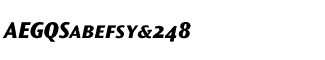 Sands Serif fonts J-Q: Ocean Sans Extra Bold Italic SmallCaps Package