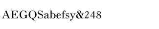 Serif fonts O-S: Old Style 7 Roman