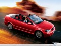 Opel Astra Cabrio red high speed wallpaper