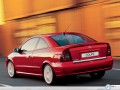 Car wallpapers: Opel Astra Coupe red high speed  wallpaper