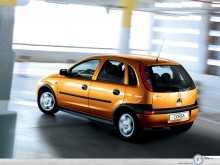 Opel Corsa yellow wallpaper