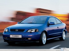 Opel Vectra blue high speed wallpaper