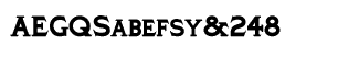 Serif fonts O-S: Ozymandias Solid WBW