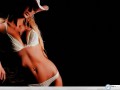 Paris Hilton wallpapers: Paris Hilton in white lingerie wallpaper