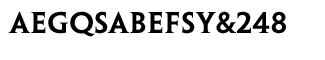 Gothic fonts G-Z: Penumbra Serif SemiBold