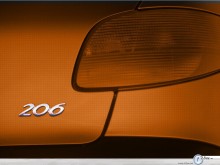 Peugeot 206 logo wallpaper