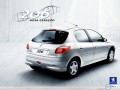 Free Wallpapers: Peugeot 206 white back profile wallpaper