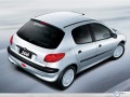 Car wallpapers: Peugeot 206 white wallpaper