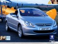 Peugeot wallpapers: Peugeot 307 CC blue front profile wallpaper