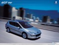 Peugeot 407 in the city wallpaper