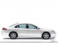 Car wallpapers: Peugeot 607 white side profile wallpaper