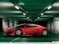 Peugeot Concept Car wallpapers: Peugeot Concept Car in green tunnel wallpaper