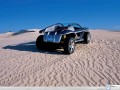 Peugeot Concept Car on sand wallpaper