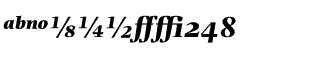 Serif fonts O-S: Photina Bold Italic Expert Package
