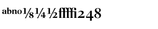 Serif fonts O-S: Photina Semi Bold Expert Package