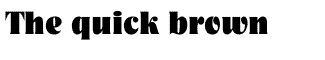 Serif misc fonts: Pickwick