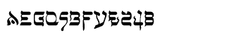 Sans Serif fonts: PIXymbols Faux Hebrew