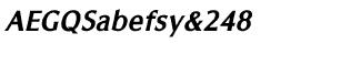 PIXymbols fonts: PIXymbols Vershen Bold Oblique