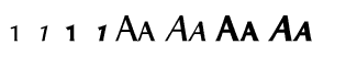 PIXymbols fonts: PIXymbols Vershen SCOSC (4 + Fractions)