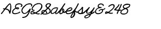 Handwriting fonts K-Y: Plain Pensle BoldItalic