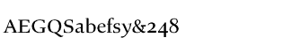Serif fonts O-S: Pocketype Regular
