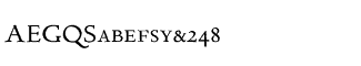 Serif fonts O-S: Poliphilus Small Cap