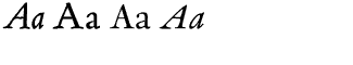 Serif fonts O-S: Poliphilus Volume