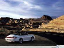Porsche 911 Carrera 4s panoramic view  wallpaper