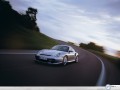 Porsche 911 GT2 down the road wallpaper