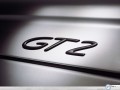 Porsche 911 GT2 wallpapers: Porsche 911 GT2 logo wallpaper