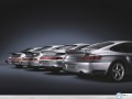 Porsche wallpapers: Porsche 911 Turbo row of cars wallpaper