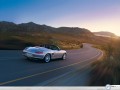 Porsche wallpapers: Porsche Boxster down the road wallpaper