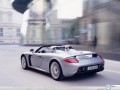 Porsche Carrera GT in street wallpaper