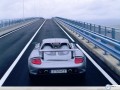 Porsche wallpapers: Porsche Carrera GT on bridge  wallpaper