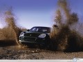 Porsche Cayenne in mud wallpaper