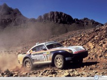 Porsche History mountain view wallpaper