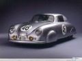 Porsche History silver front angle view wallpaper