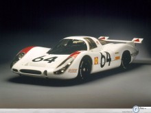 Porsche History white front profile wallpaper