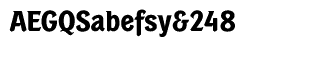Serif fonts O-S: Portobello Demi