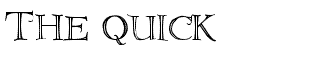 Gothic misc fonts: Priory
