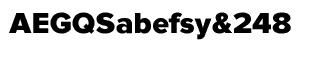 Sands Serif fonts J-Q: Proxima Sans Black