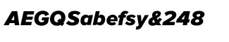 Sands Serif fonts J-Q: Proxima Sans Black Oblique