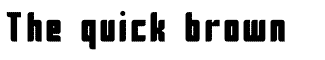 Retro fonts M-Z: Push 2 Black