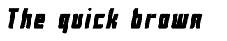 Retro fonts M-Z: Push Black