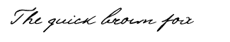 Handwriting fonts: Pushkin
